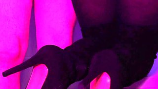 Sexy Business Woman with Boss in Office Restroom for Ripping off Nylon Sex