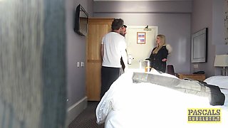 SubSlut Georgie Lyall: Hotel Boss Blackmails PSS For Sex - Pascalssubsluts