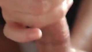 My Hand and His Bick Cock