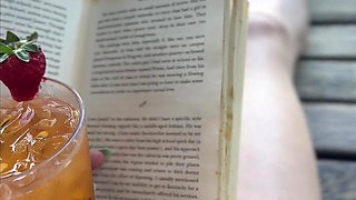 Reading by the Pool in a Bikini That Barely Counts as Spf