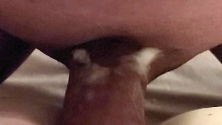 Creamy Pussy Cumshot Pushing Back in