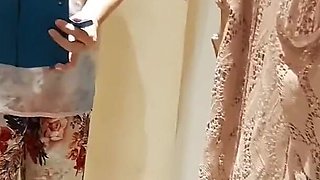 I am showing my boobs naked in the in the shop
