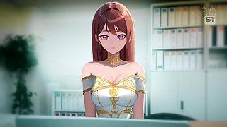 My Favorite Beautiful Boss Is A Erotic Masturbation Streamer (vtuber) And Im The Only One To Notice... Hana Alice