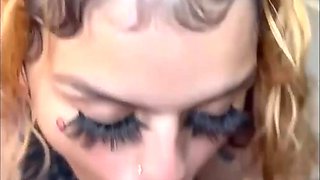 Teenage vixen ignites wild, passionate deep throat ecstasy thrill