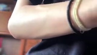 Blonde emo amateur solo masturbation