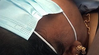 Tamil Desi Outdoor Saree Sex with Step Brother