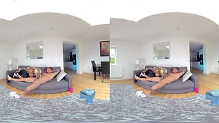 Bosomy blonde MILF hot video