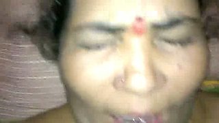 Rough pounding for mature Indian aunty in missionary position
