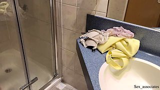 Is it your dick touching my butt or I am just dreaming? Naive stepsis got horny after a wet dream while sharing a bed