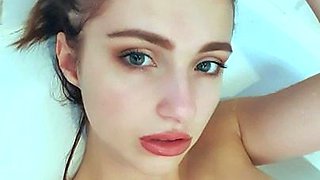 Amateur Teen Strips And Masturbates For Webcam Video