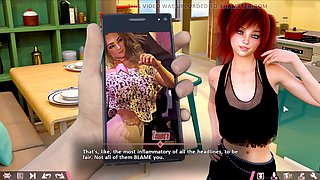 3d anime wrestling, mixed fight, cartoon mixed wrestling