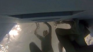 The biggest underwater fucking orgy