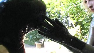 Wet Busty Blond Vs Slim Brunette Lesbian