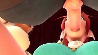 Redhead Elf Gets Railed in Front of Pirates - Warcraft Porn Parody