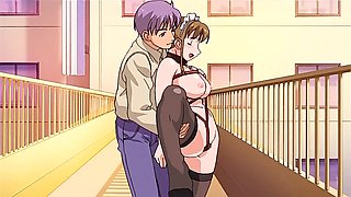 Heavenly maid gets down and dirty in this steamy anime adventure