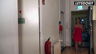 Horny Hostel Room: Zuzu Sweet gets her tight ass drilled by a massive BBC
