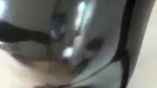 Amateur blondie solo anal masturbation