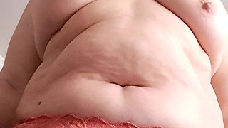 Stepmother Shows Herself in Panties on Camera