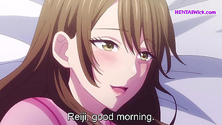 ''Despite Feeling Guilty'' She Still Cheats on Her Husband - Hentai Anime, Eng Sub