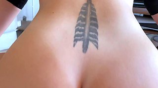 Tattoed Punk Amateur Babe Kendra Blowjob POV