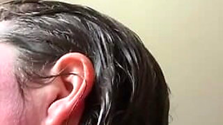 Refreshing Shower and Self Filmed Dildoing From My Beautiful Wife Getting Frustrated