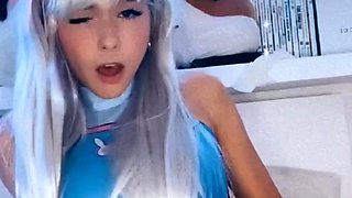 Stacked brunette goes solo toys and masturbation