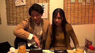 Tiny Japanese babe hardcore spitroasted