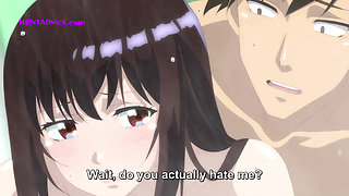 Tight Hairy Pussy Fingered and Fucked Hard in the Women's Bath(Hentai Uncensored)