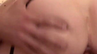 Candi Blows & Luke Hotrod, nasty stepbro and redhead stepsis in stockings