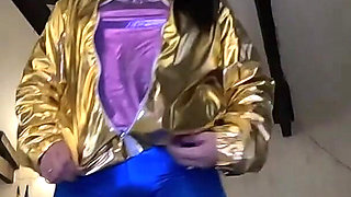 Shiny Cameltoe Tease, Hard Spanking, Deep Blowjobs & Rough Doggy with Double Cumshot 302