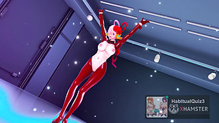 mmd r18 Reverse Bunny sexy bitch want to fuck hard dildo anal sex 3d hentai