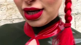 Close up pussy solo dildoing