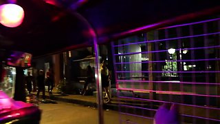 Tiny Filipina blonde MILF amateur picked up for sex on video