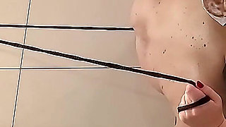 The Black Dominatrix Day 22 - Tied up Licking Slave Under the Table Serves Mistress Cunt to Orgasm