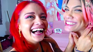 5 Lesbian Hornies Lick Their Sexy Feet Together After Their Classes
