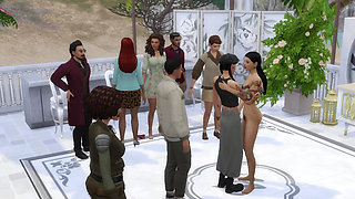 The Blissful Simmers_Wedding after party turned sex party