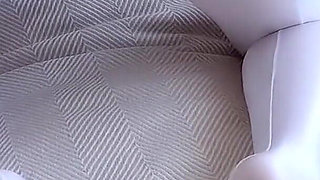 Footjob in Teasing Sexy Pantyhose and Cum on My Pussy