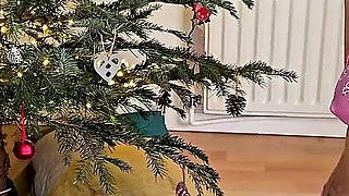 Tbq0018 Enjoying Christmas Gift Goddess Kitty