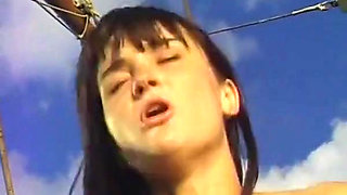 Sexy Girls on the Boat Gets Naked and Wild for a Hot Threesome and Double Penetration with Giant Cocks Movie