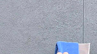 I Filmed My Famous Neighbor Sunbathing with Dental Floss on