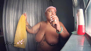 BBW Goddess Shower Tits