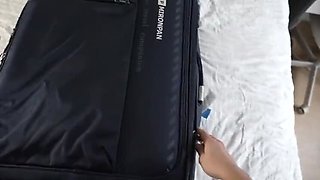 Nka Legran Teen POV Licks Pussy in Suitcase Missionary Sex