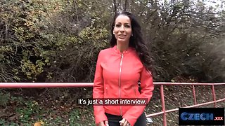 Czechxxx - veritable czech milf stretches her feet for a stranger big giant dick