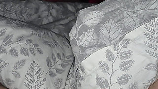Step mom gentile hands plays with step son soft balls