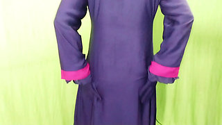 Beautiful Amena Bhabhi has sex indoors wearing a burqa and hijab