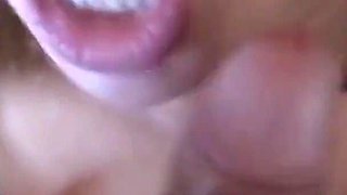 My Wife's Beautiful Sister Sucks My Cock and I Cum in Her Mouth and Tits