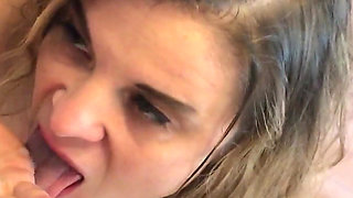 College girl gets stuck and caught by stepdad