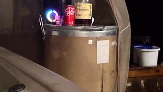 Ebony Amateur Fucks Her Sister's Husband in the Hot Tub