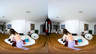 I Want You To Cum While I Try On My Teen Schoolgirl Outfits & Tight Crop Tops - RealHotVR