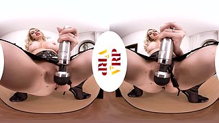 Bondage Boss - Dominate Blonde Toying - Sexlikereal